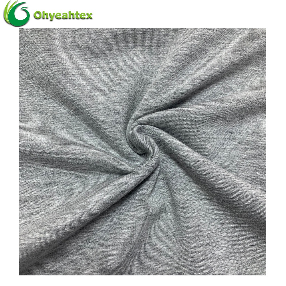 OrganicBamboo Poly Spandex Fleece Bamboo French Terry Fabric for Hoodies